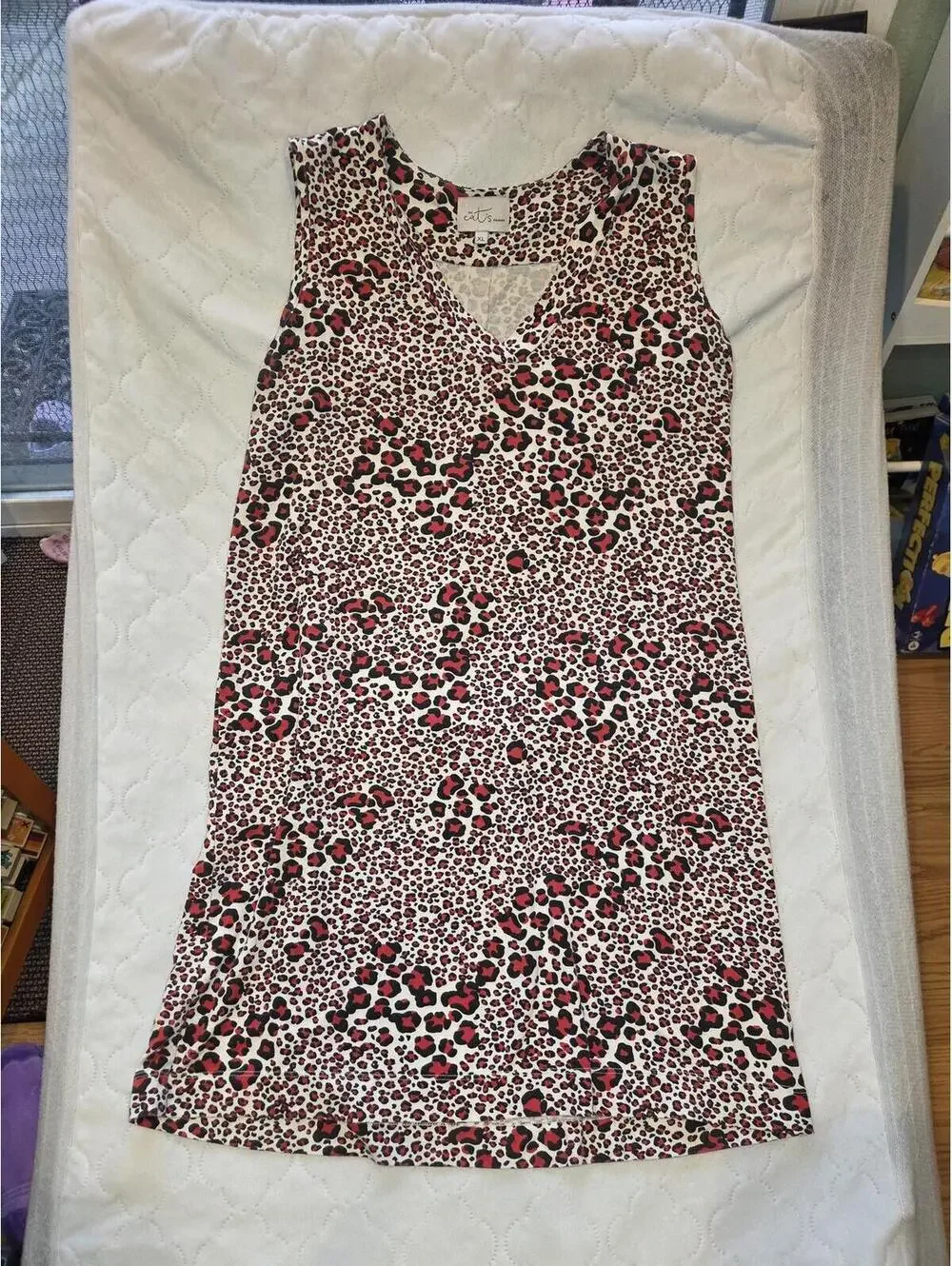 The Cat's Pajamas - XL Sleeveless Leopard Print Dress